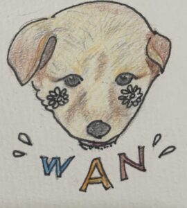 アンニョンフラワー犬